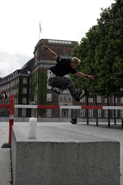 Backside Royale 180 over fence by Michael Nielsen at Jammers Plads, Copenhagen